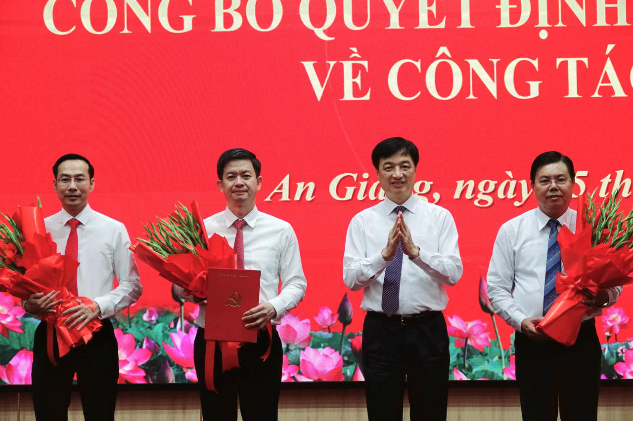 Ông Lê Quang Tùng giữ chức Bí thư Tỉnh ủy An Giang nhiệm kỳ 2025 - 2030