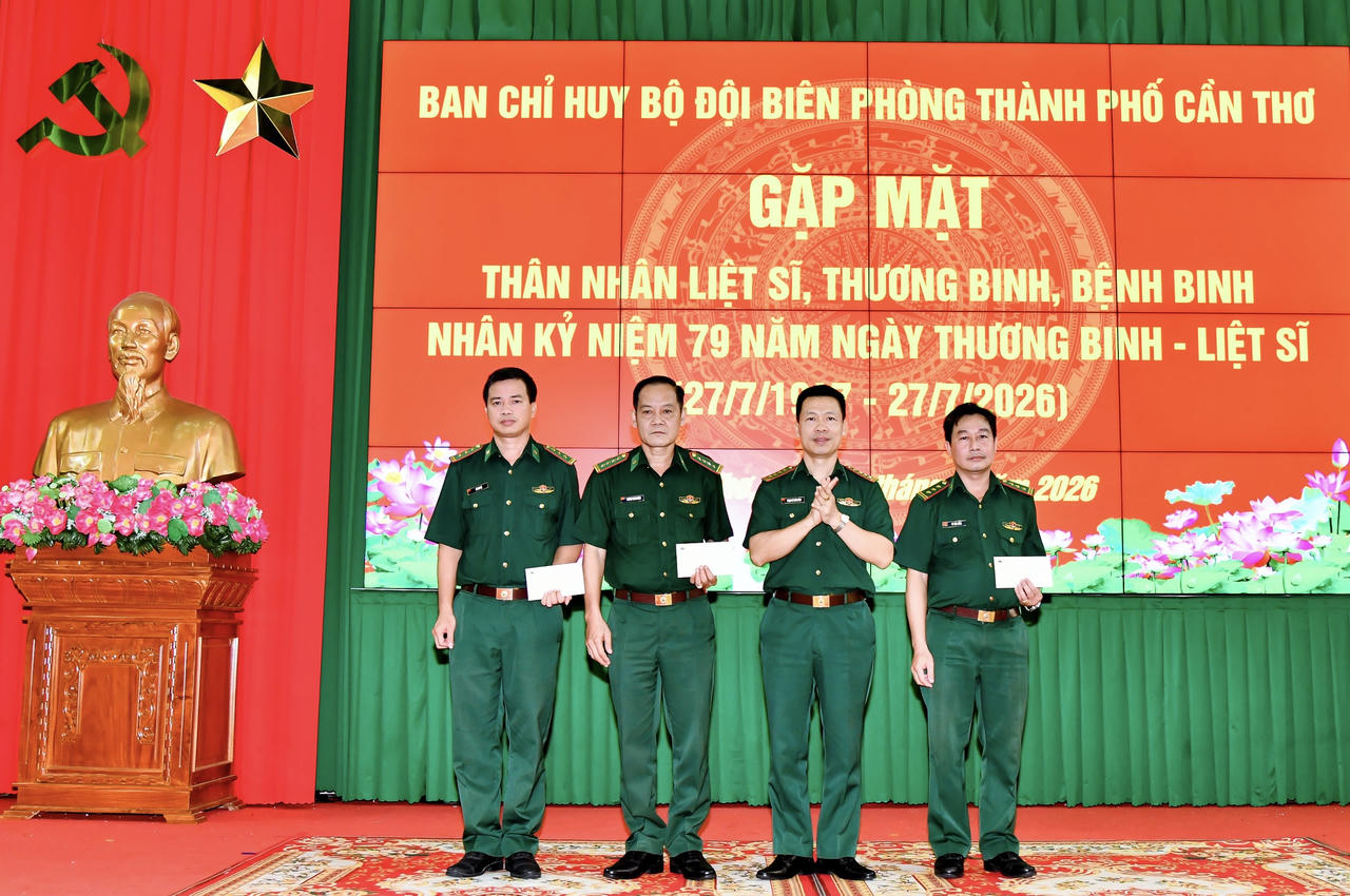 Loạt hoạt động ý nghĩa của BĐBP TP Cần Thơ lan tỏa đạo lý 'Đền ơn đáp nghĩa'