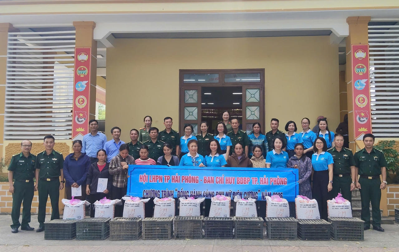 Hải Phòng: Đồng hành cùng phụ nữ biên cương Quảng Trị với các hoạt động thiết thực