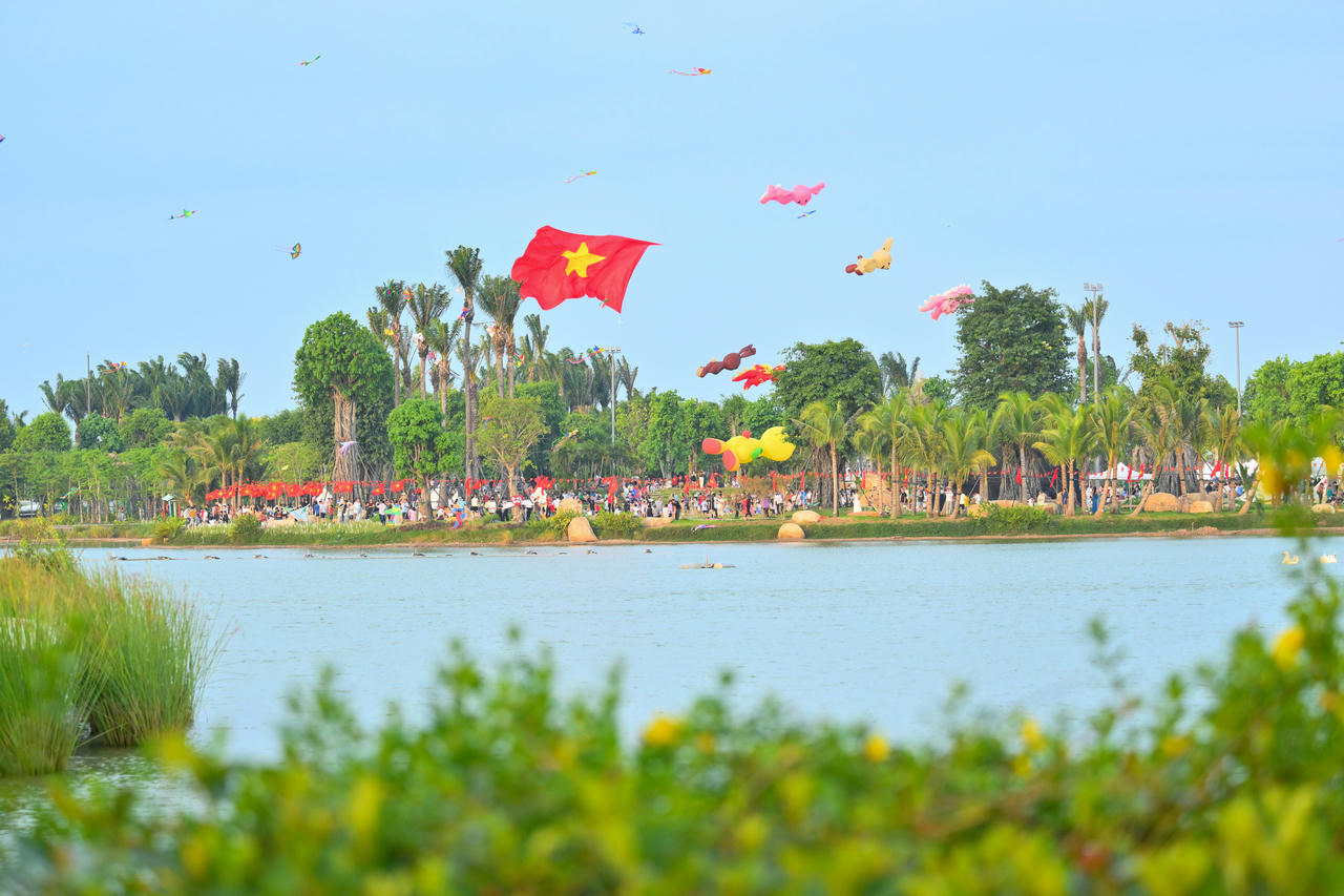 Eco Retreat trở thành điểm đến của nhiều gia đình cư dân, du khách. Ảnh: Anh Phương