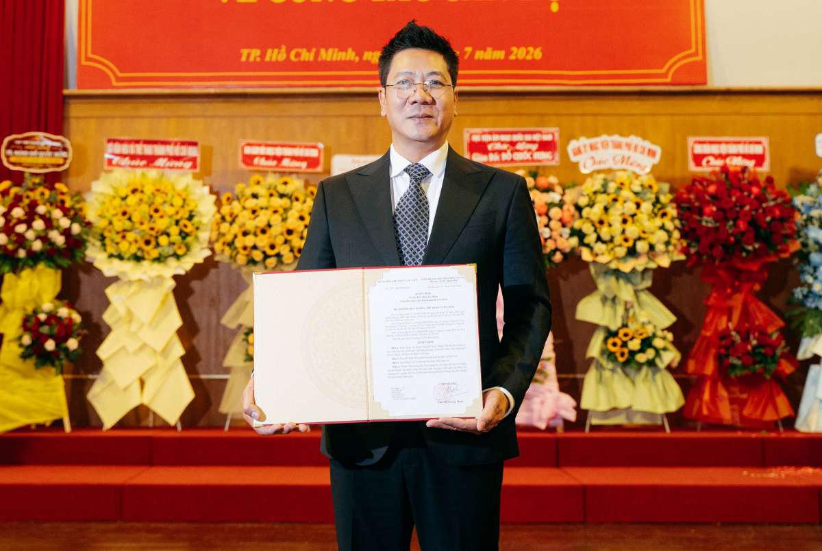 TS.NSND Đỗ Quốc Hưng được bổ nhiệm giữ chức Giám đốc Nhạc viện Thành phố Hồ Chí Minh (Ảnh: Ái Vân).