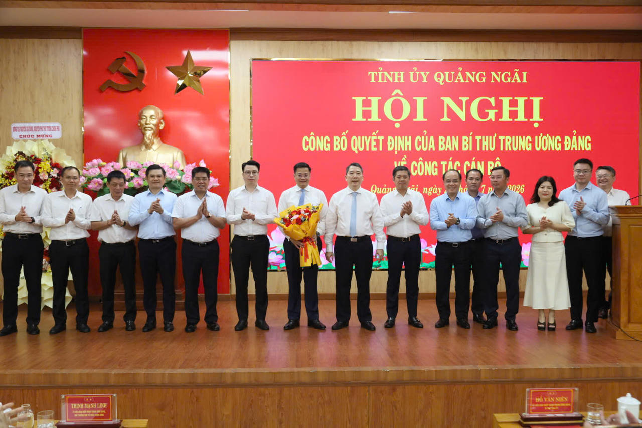 Quảng Ngãi có tân Phó Bí thư Tỉnh ủy