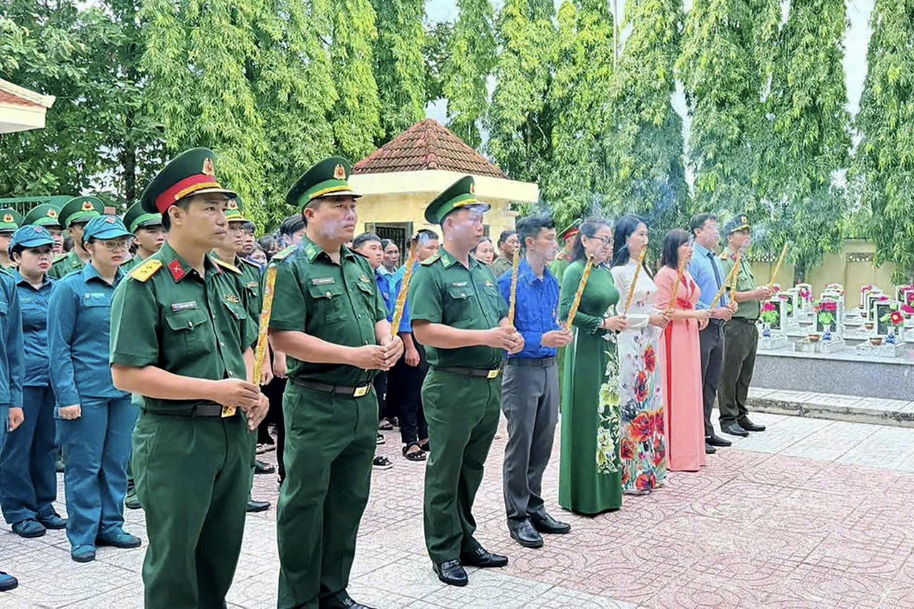 Nhiều hoạt động ý nghĩa của BĐBP Tây Ninh tri ân thương binh, liệt sĩ
