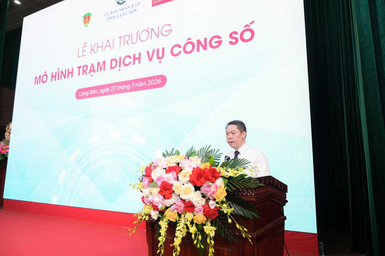 Ông Đoàn Thanh Sơn – Phó Chủ tịch UBND tỉnh Lạng Sơn phát biểu.