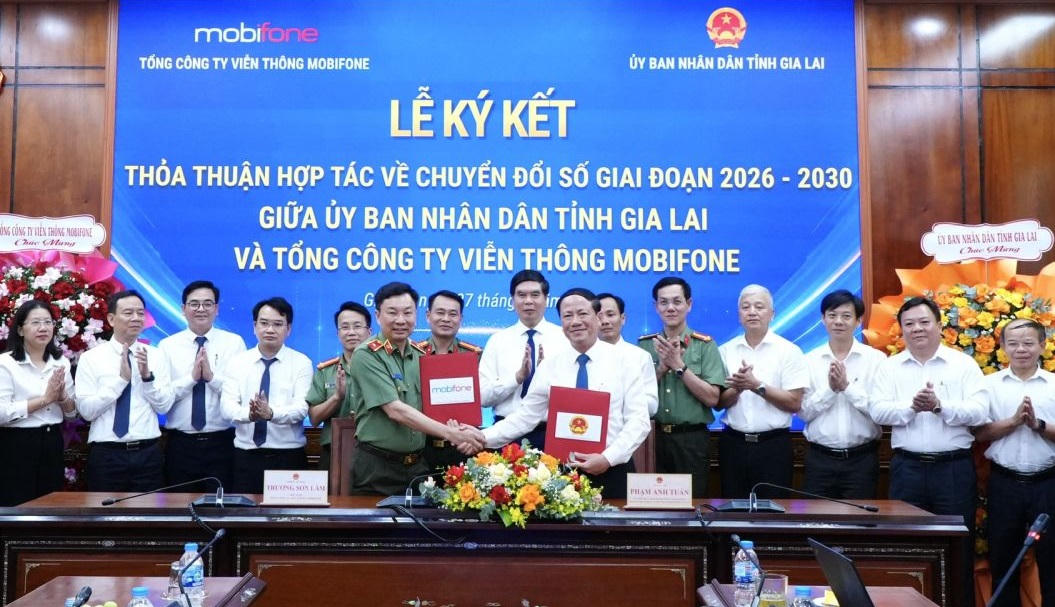 Gia Lai hợp tác với MobiFone thúc đẩy chuyển đổi số