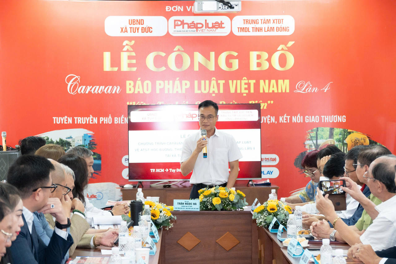 Công bố Chương trình Caravan Báo Pháp Luật Việt Nam lần thứ 4: Lan tỏa pháp luật, chung tay vì an toàn giao thông và phát triển vùng biên