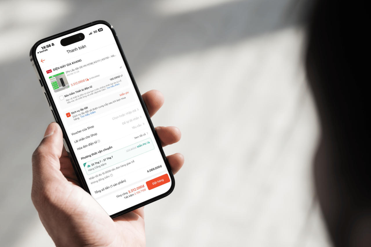 Dịch vụ lắp đặt tại nhà đã được Shopee triển khai mở rộng trên nhiều ngành hàng, áp dụng tại các khu vực thỏa điều kiện thuộc Hà Nội và TP.HCM