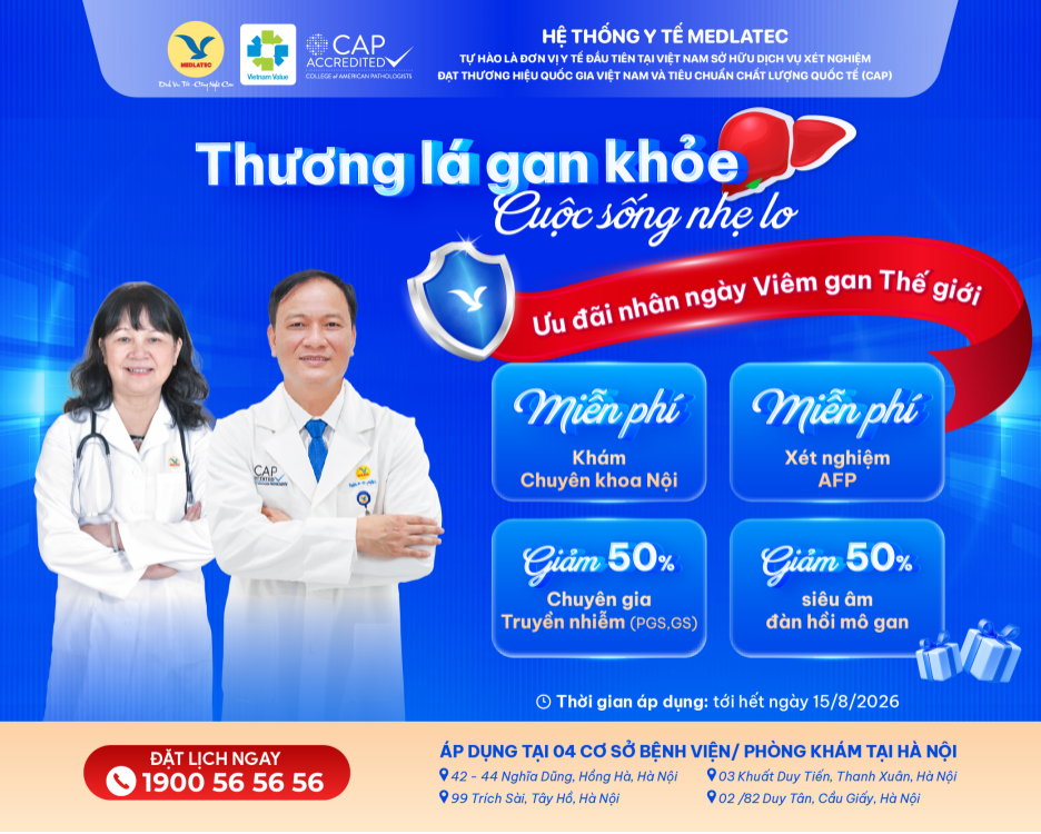 MEDLATEC dành tặng người dân món quà ý nghĩa nhằm bảo vệ sức khỏe lá gan 