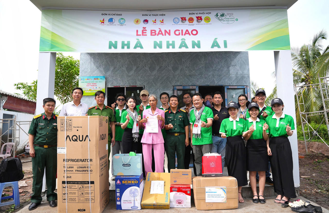 Hoa Sen Home chung tay đồng hành và triển khai các công trình an sinh xã hội tại xã Long Điền, tỉnh Cà Mau.&nbsp;Ảnh ĐVCC.