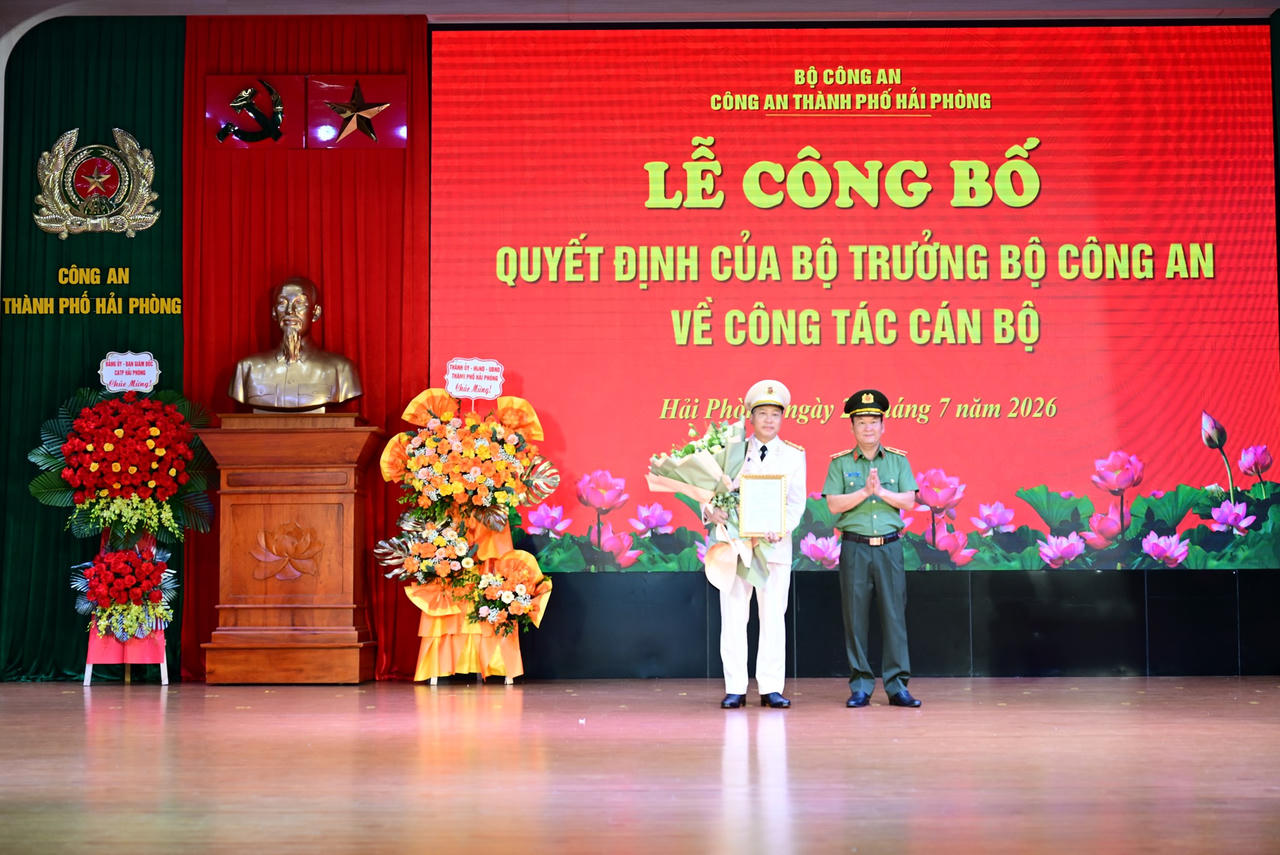 Hải Phòng có tân Phó Giám đốc Công an thành phố
