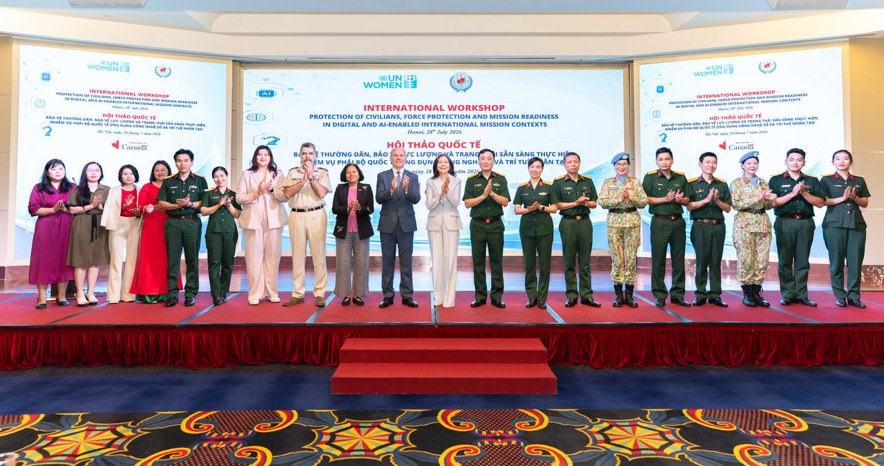 Việt Nam tăng cường năng lực gìn giữ hòa bình, lấy con người làm trung tâm trong kỷ nguyên AI