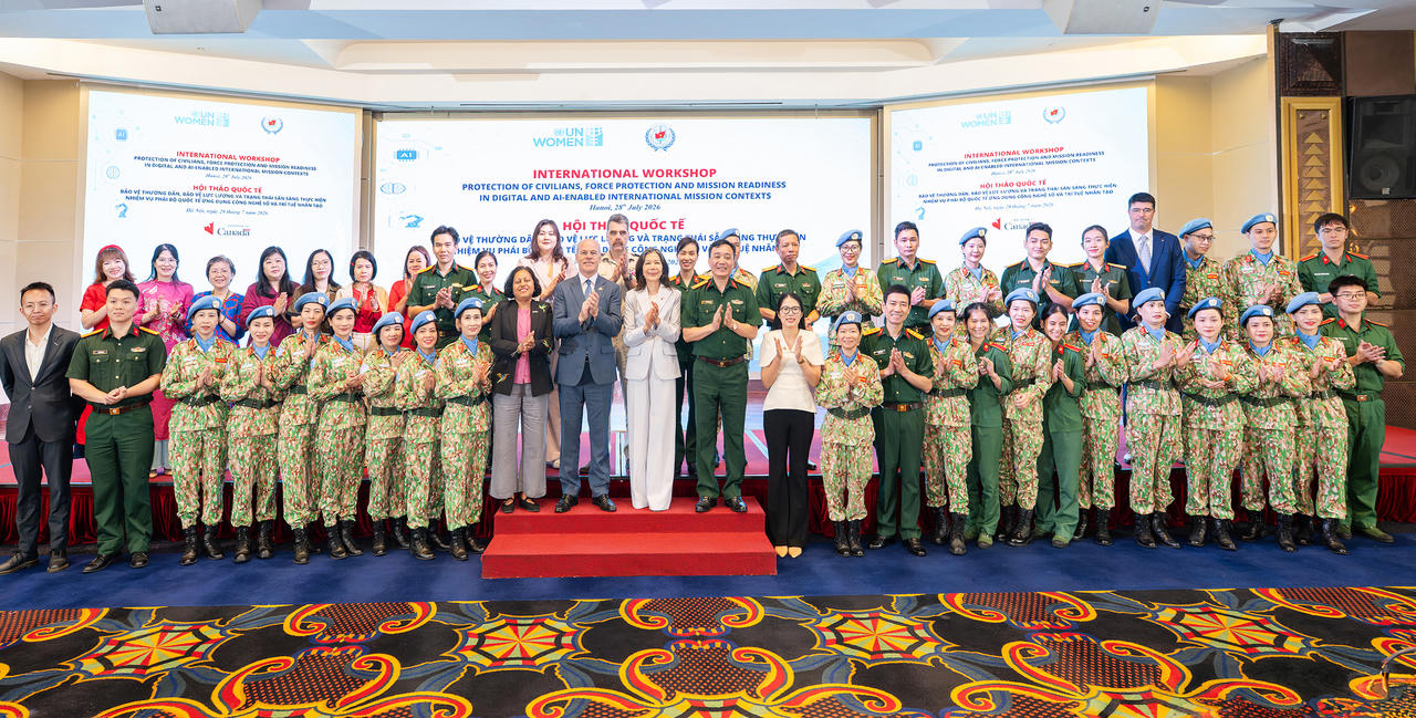 Việt Nam tăng cường năng lực gìn giữ hòa bình, lấy con người làm trung tâm trong kỷ nguyên AI