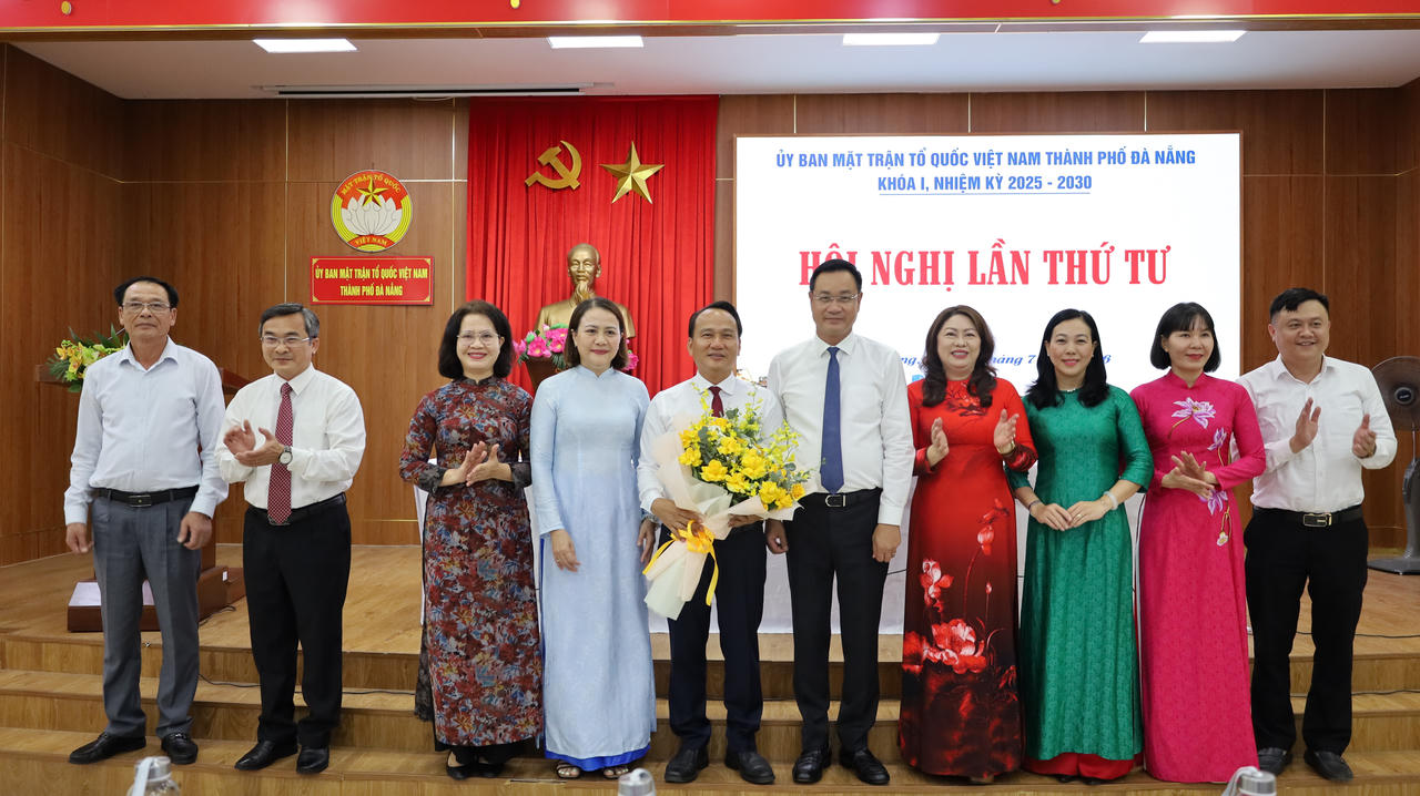 Hiệp thương cử ông Nguyễn Đình Vĩnh giữ chức Chủ tịch Ủy ban MTTQ Việt Nam TP Đà Nẵng