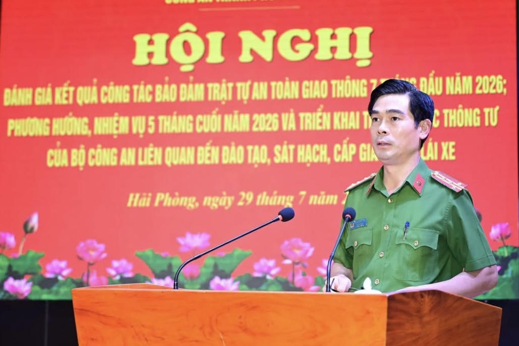 Mọi hoạt động của Cảnh sát giao thông Hải Phòng phải hướng tới mục tiêu giảm tai nạn giao thông