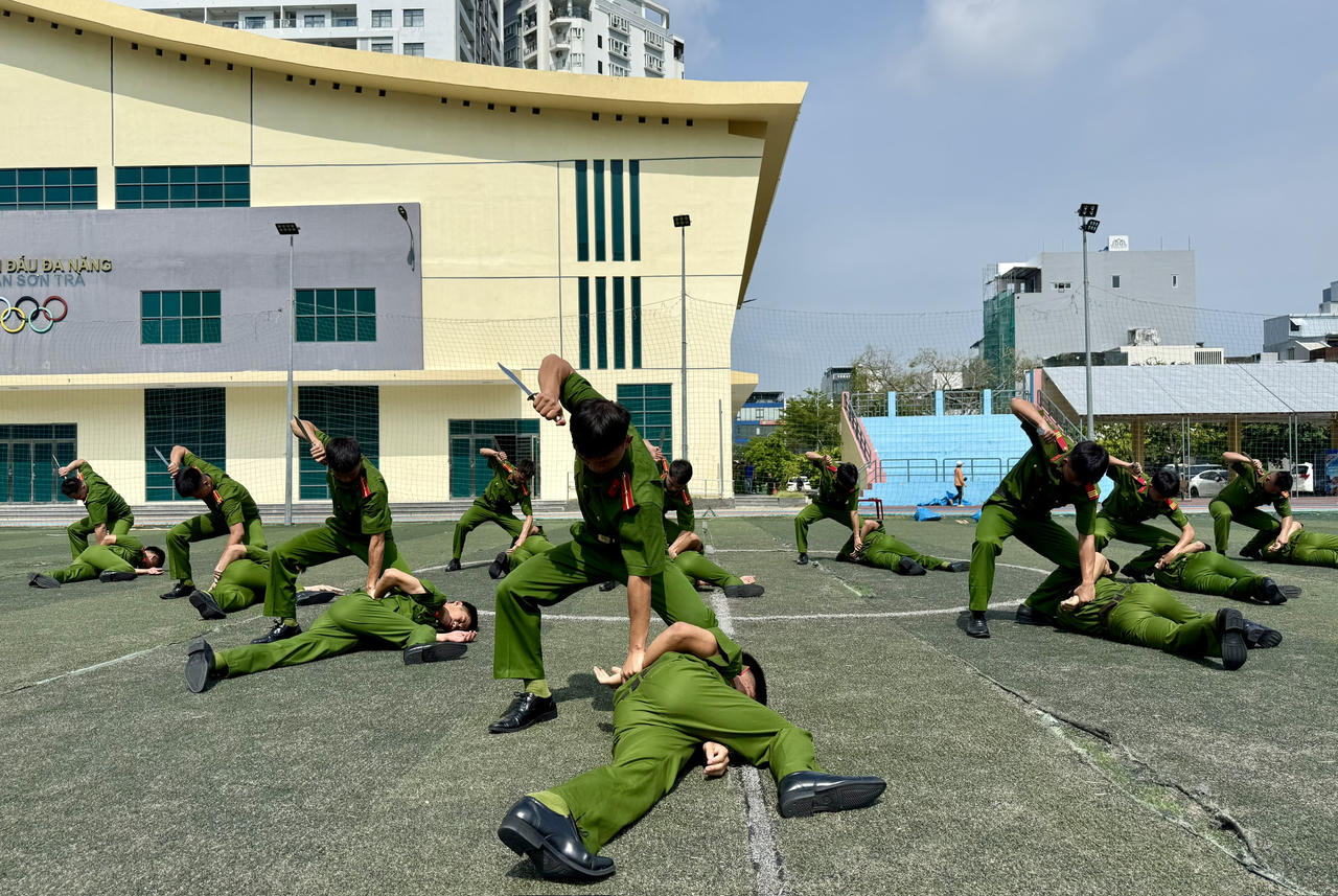 Môn Võ thuật sẽ diễn ra từ 7 giờ các ngày 30, 31/7 và 2, 3/8 tại Nhà thi đấu đa năng phường An Hải (số 1 An Trung 2, phường An Hải, TP Đà Nẵng). (Ảnh: Vân Anh)