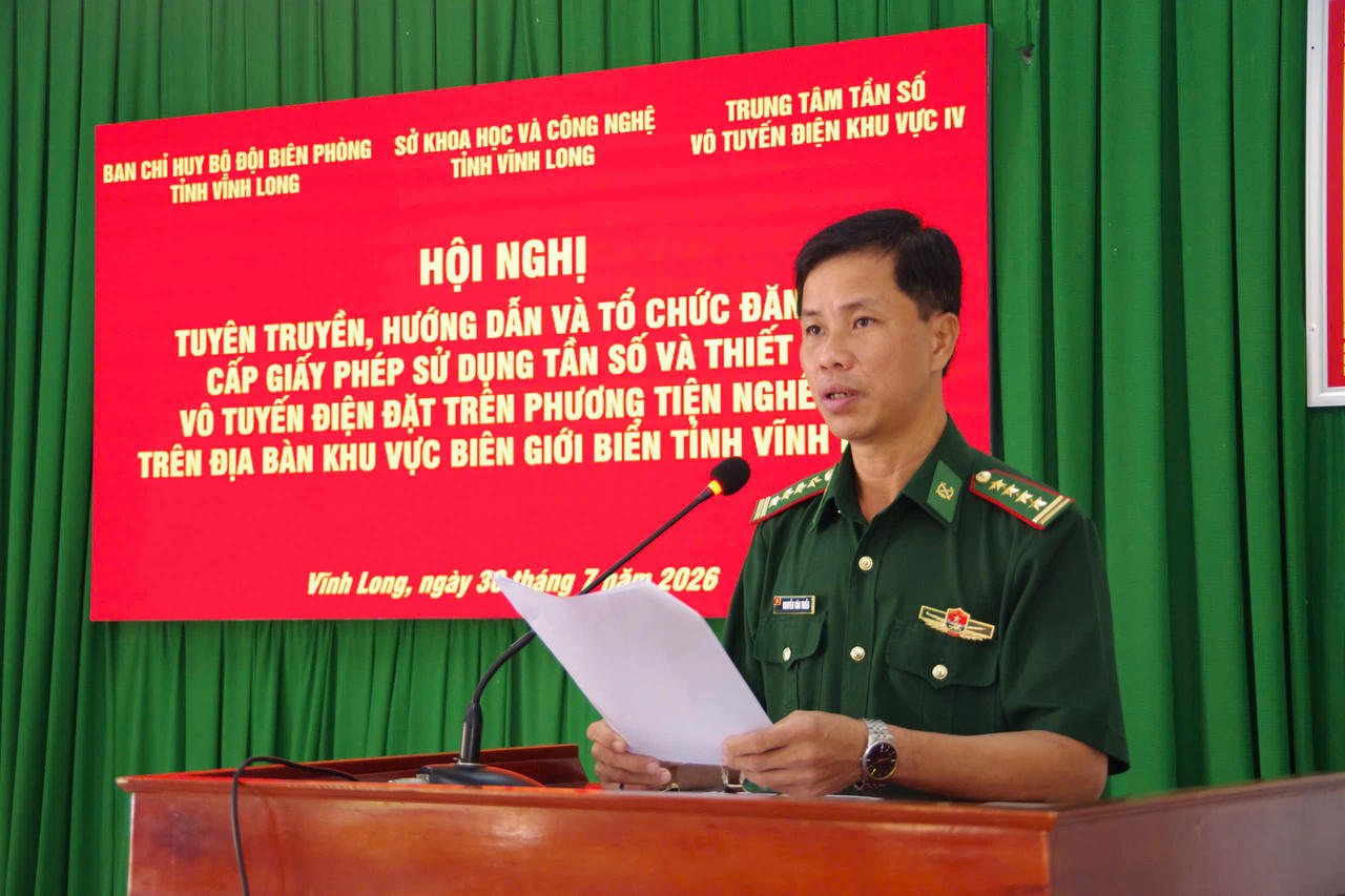 Đại tá Nguyễn Văn Triều - Phó Chính ủy Ban Chỉ huy BĐBP tỉnh Vĩnh Long. Ảnh: Thiện Lê