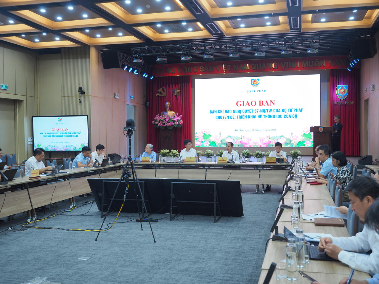 Tiếp tục cập nhật, hoàn thiện Nền tảng tổng hợp, phân tích dữ liệu tập trung của Bộ Tư pháp