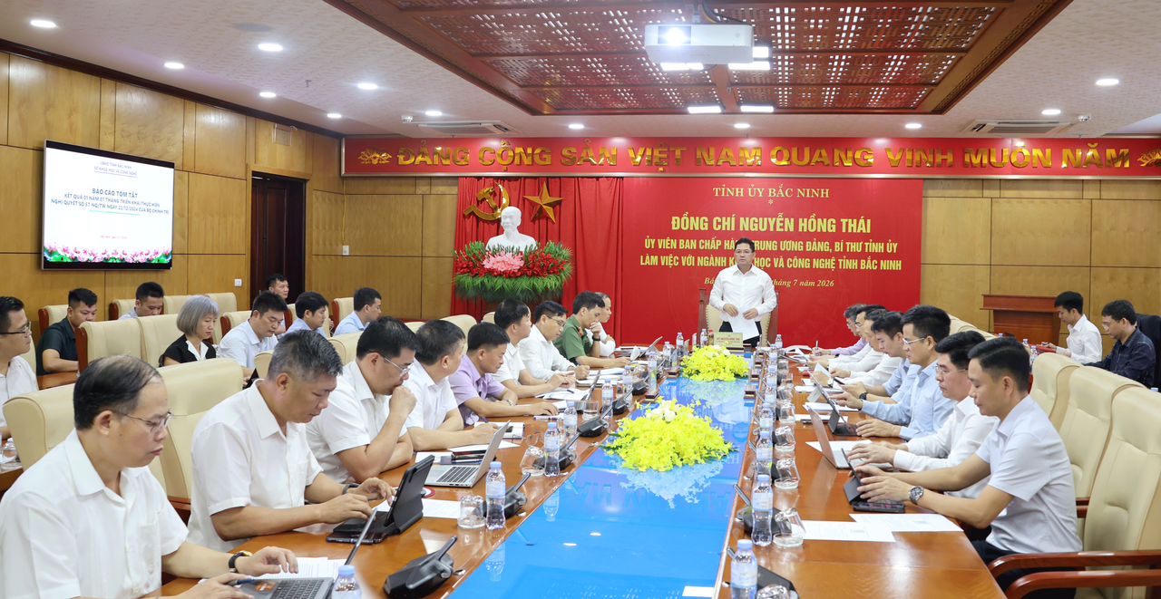 Bí thư Tỉnh ủy Bắc Ninh Nguyễn Hồng Thái: Sớm hình thành các sản phẩm số cụ thể, đo đếm được hiệu quả