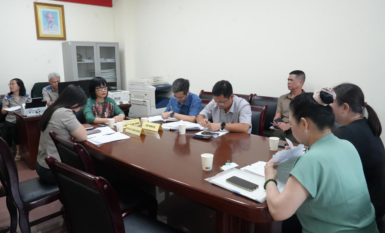 Quang cảnh buổi tiếp.