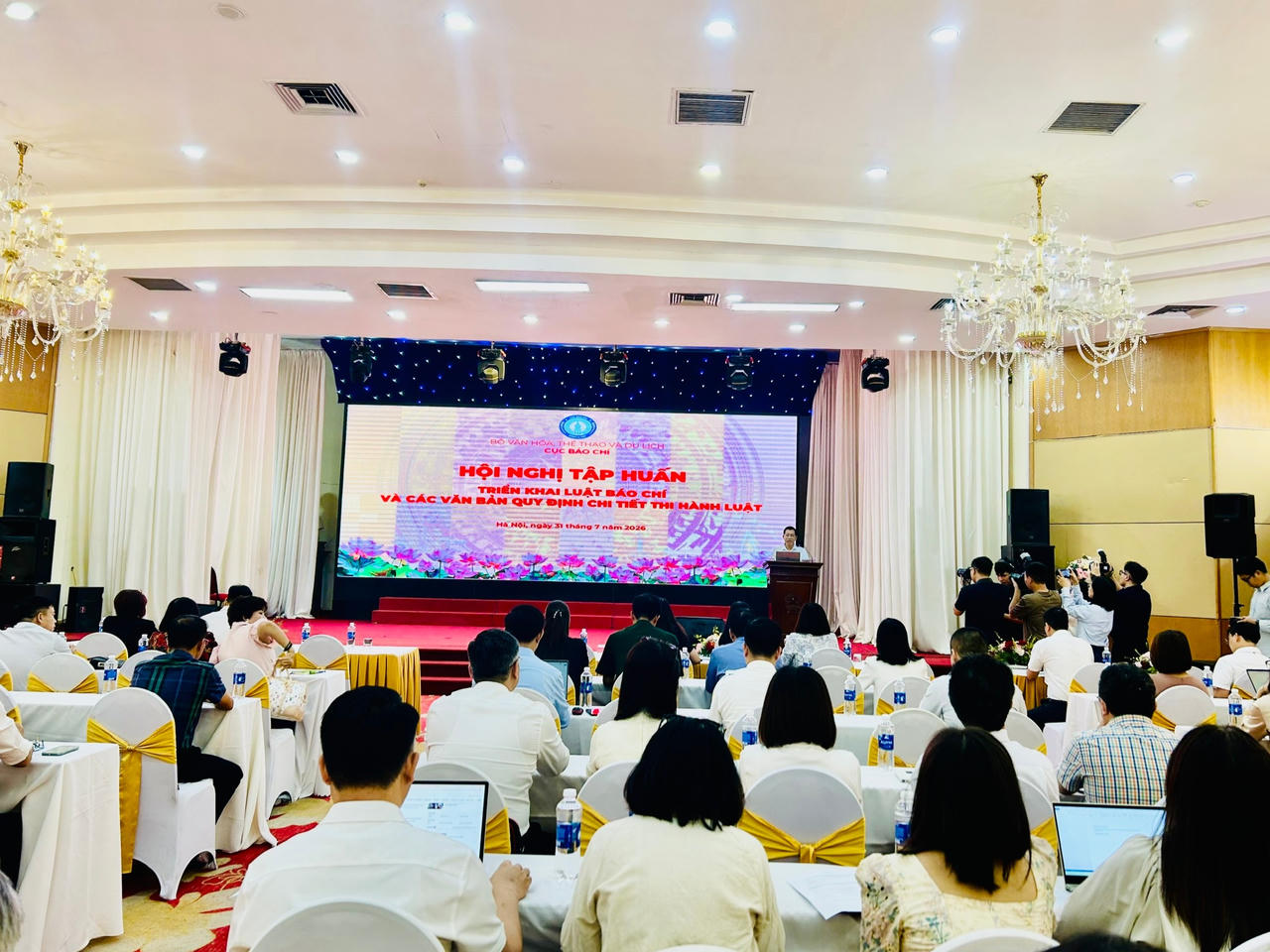 Hội nghị tập huấn triển khai Luật Báo chí năm 2025 nâng cao nhận thức, trách nhiệm người làm báo