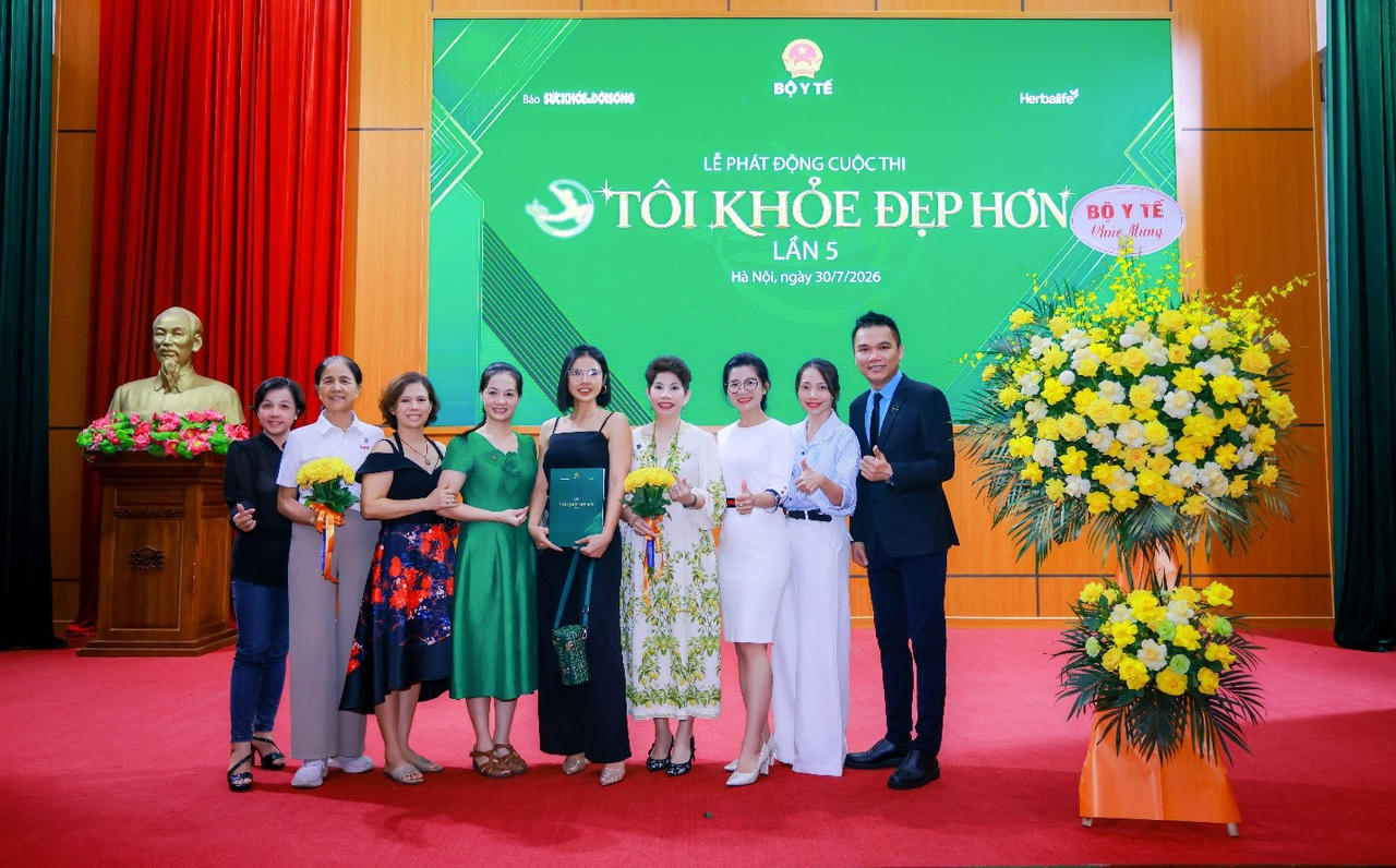Các khách mời tham dự Lễ phát động Tôi Khỏe Đẹp Hơn lần 5 năm 2026.
