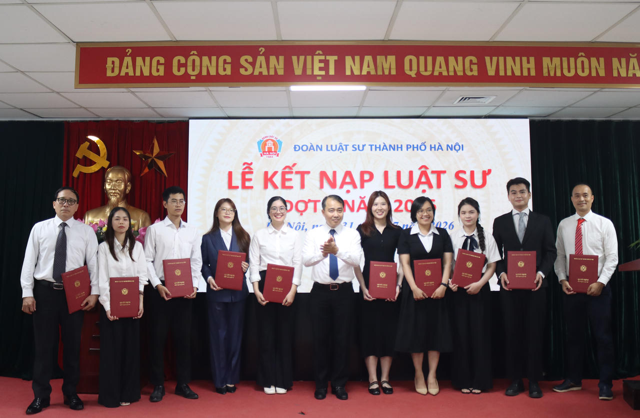Đoàn Luật sư TP. Hà Nội tổ chức Lễ kết nạp 43 luật sư