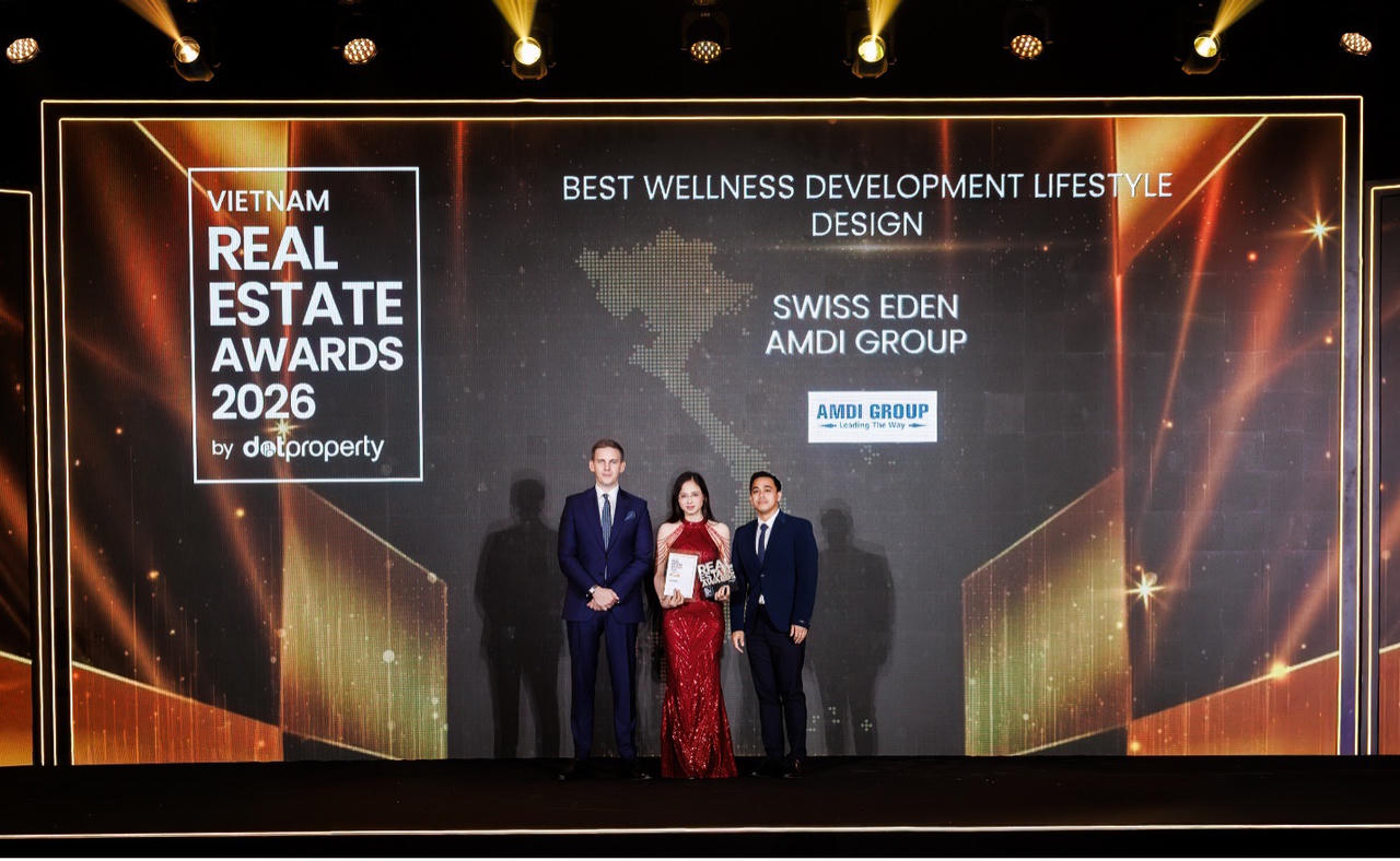 Làng Thụy Sỹ khoáng nóng Swiss Eden thắng lớn tại Dot Property Vietnam Awards 2026