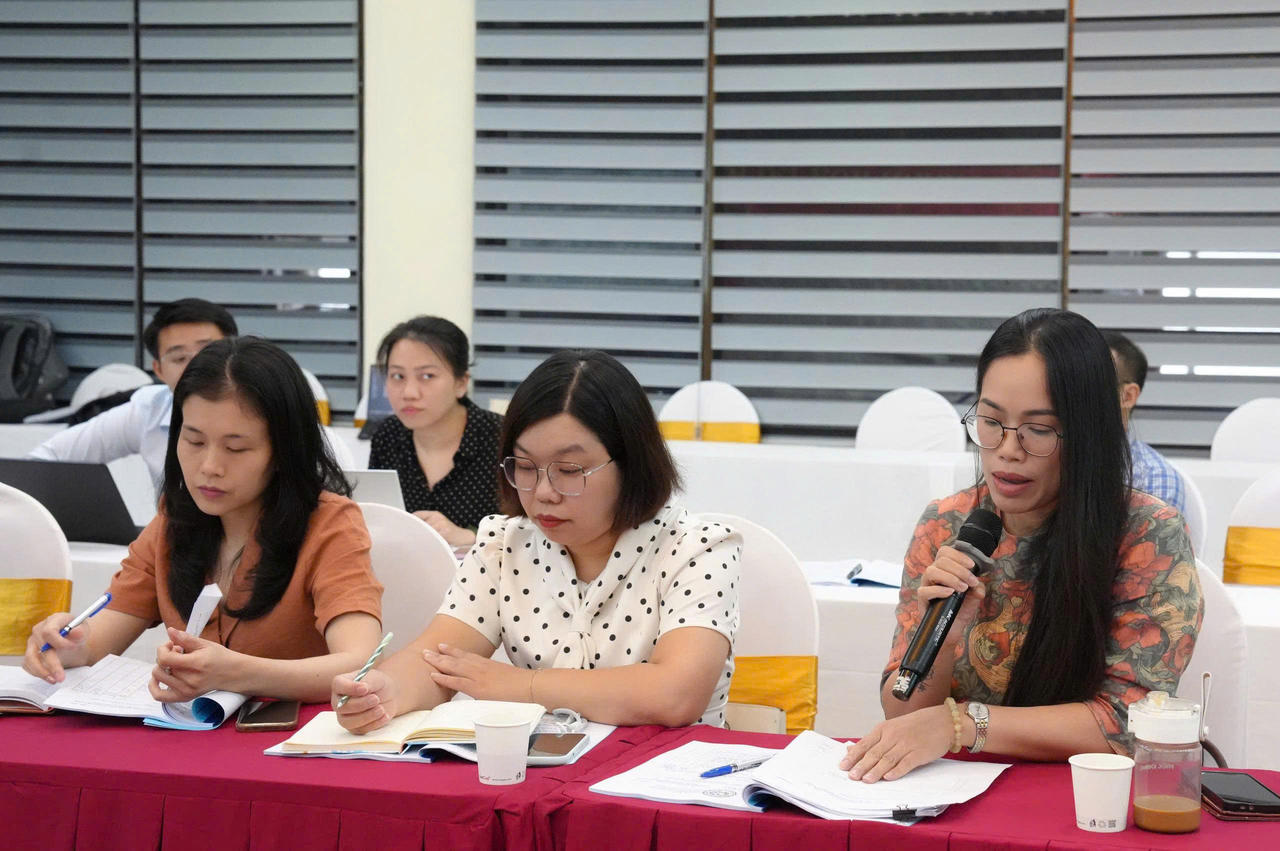 Đại biểu phát biểu tại Hội nghị.