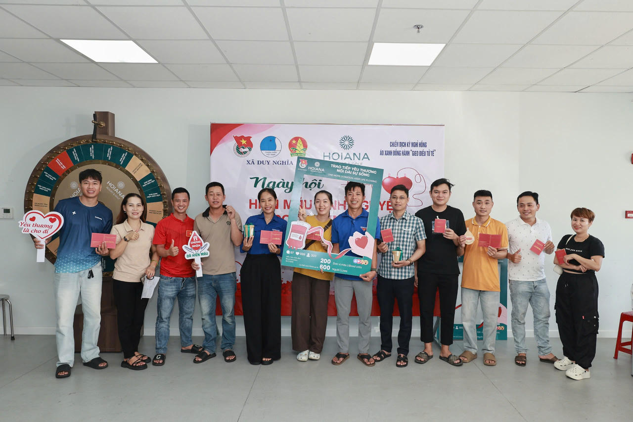 Những món quà nhỏ thay lời cảm ơn dành cho các tình nguyện viên.