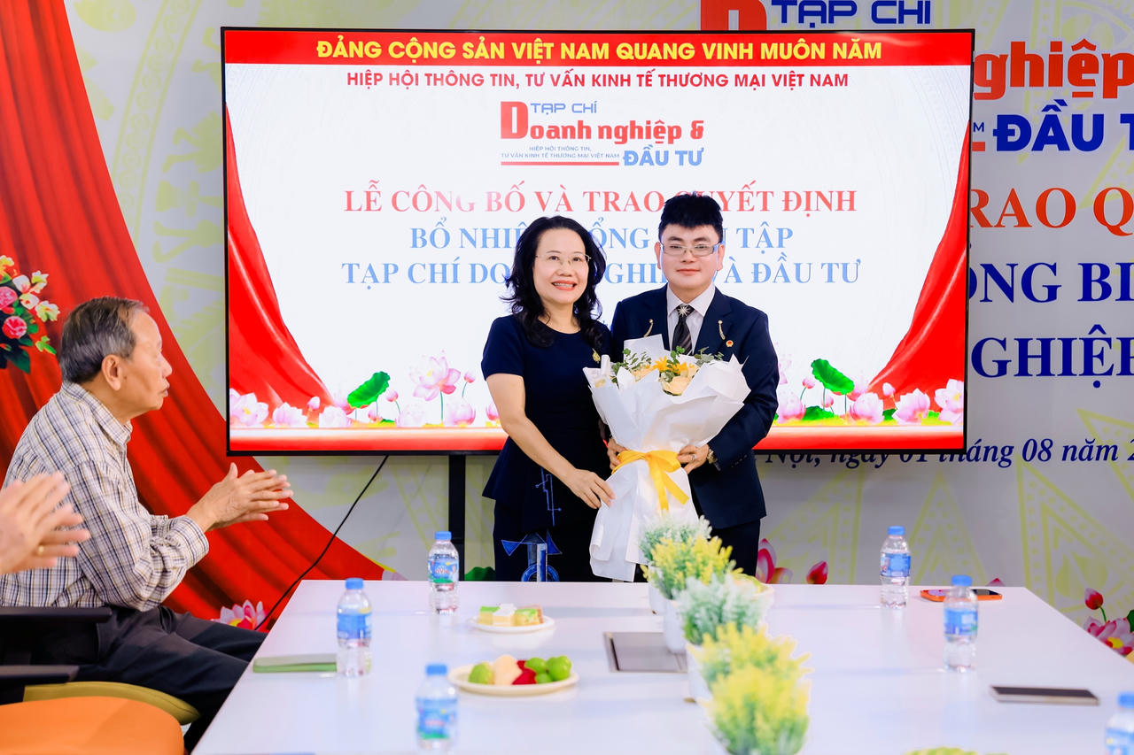 Nhà báo Đào Bình được bổ nhiệm giữ chức Tổng Biên tập Tạp chí Doanh nghiệp và Đầu tư