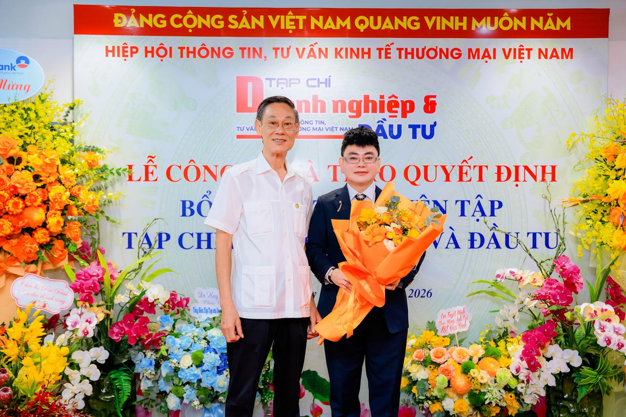 Nhà báo Đào Bình được bổ nhiệm giữ chức Tổng Biên tập Tạp chí Doanh nghiệp và Đầu tư
