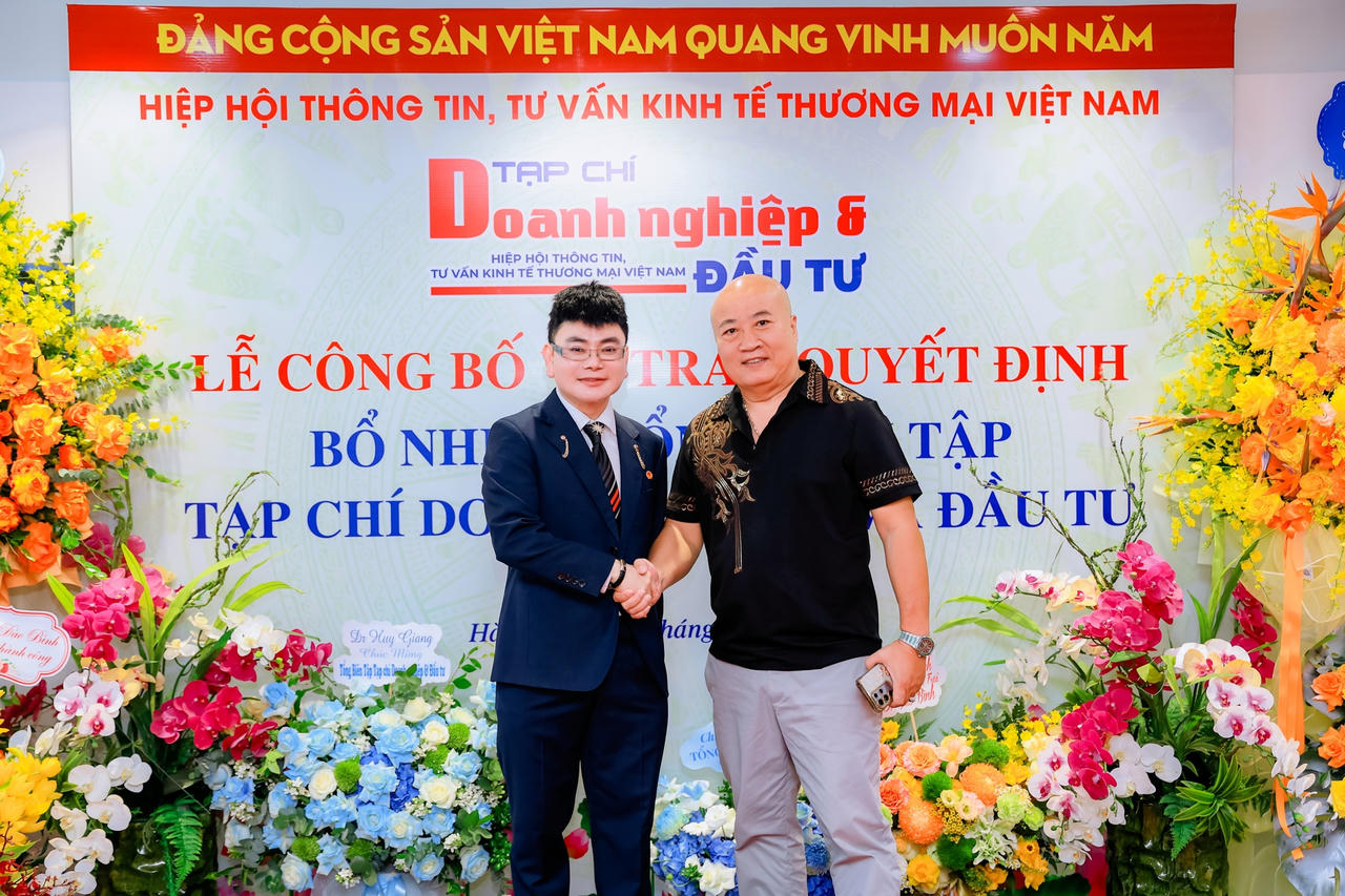 Nhà báo Đào Bình được bổ nhiệm giữ chức Tổng Biên tập Tạp chí Doanh nghiệp và Đầu tư