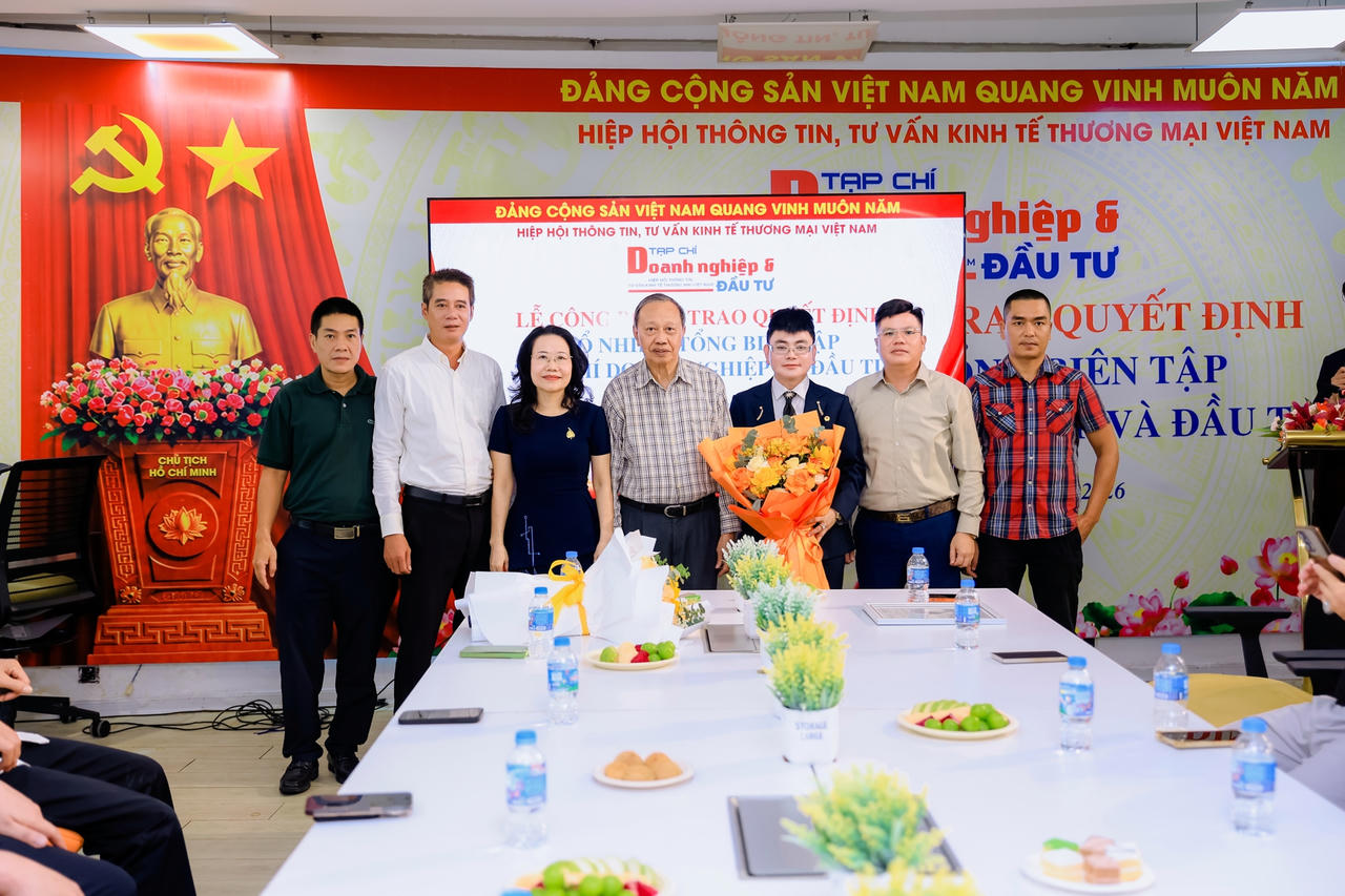 Nhà báo Đào Bình được bổ nhiệm giữ chức Tổng Biên tập Tạp chí Doanh nghiệp và Đầu tư