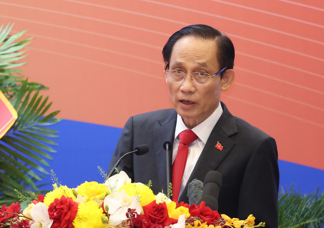 Bộ trưởng Bộ Ngoại giao Lê Hoài Trung phát biểu khai mạc Hội nghị.