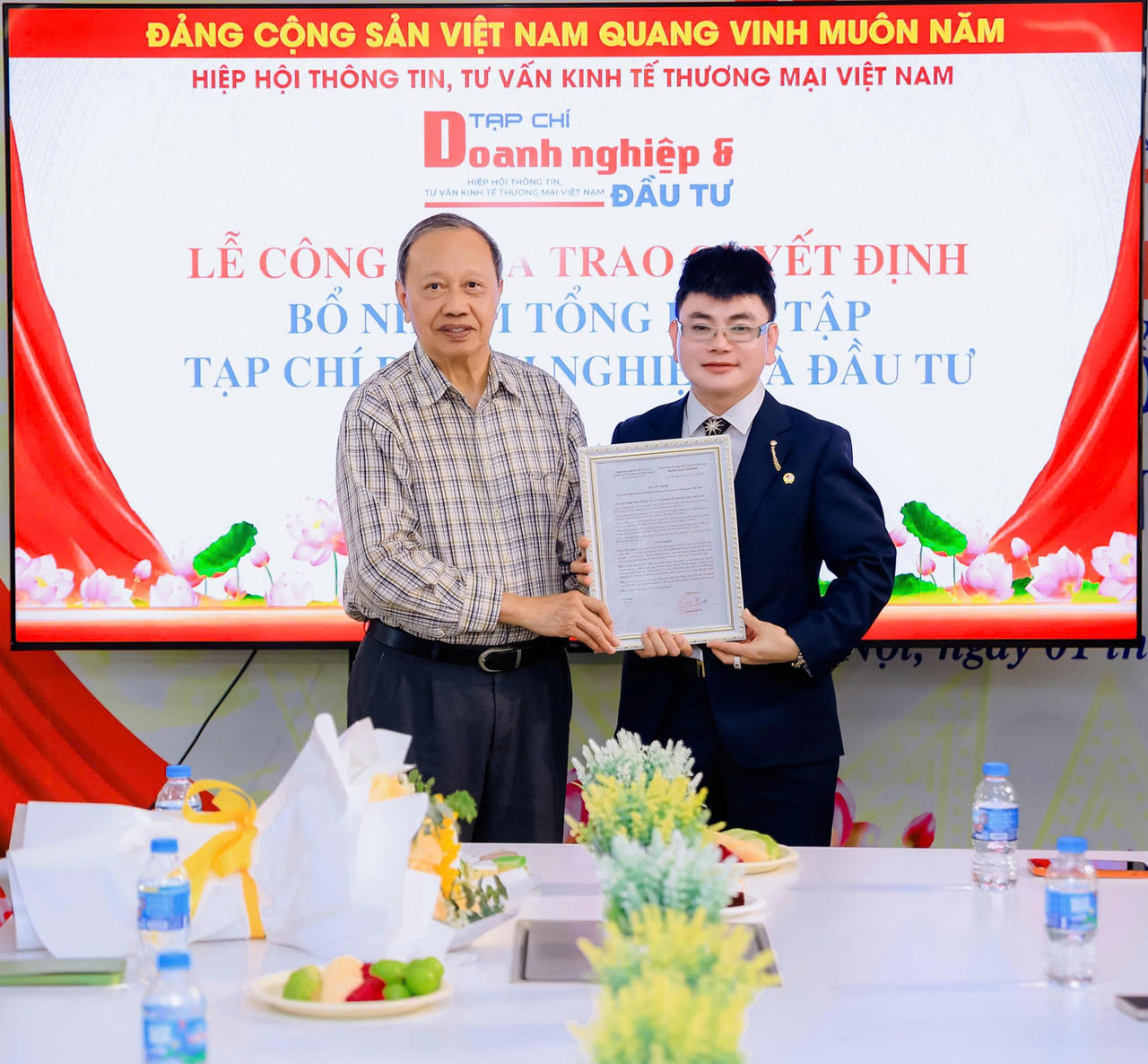 Nhà báo Đào Bình được bổ nhiệm giữ chức Tổng Biên tập Tạp chí Doanh nghiệp và Đầu tư