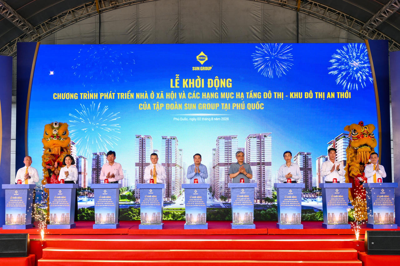 Sun Group đầu tư 40.000 tỷ đồng phát triển gần 50.000 căn nhà ở xã hội, nhà cho thuê tại Phú Quốc Sun Group đầu tư 40.000 tỷ đồng phát triển gần 50.000 căn nhà ở xã hội, nhà cho thuê tại Phú Quốc