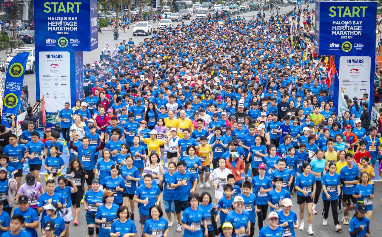 Là giải chạy thành viên của hệ thống Age Group Ranking System, thành tích tại Giải Marathon Quốc tế Di sản Hạ Long được công nhận là điều kiện xét chuẩn tham gia các giải nào thuộc hệ thống 7 giải chạy lớn thế giới, trong đó có Boston Marathon (cùng Tokyo, London, Berlin, Chicago, New York City và mới nhất là Sydney Marathon). (Ảnh: BTC cung cấp)