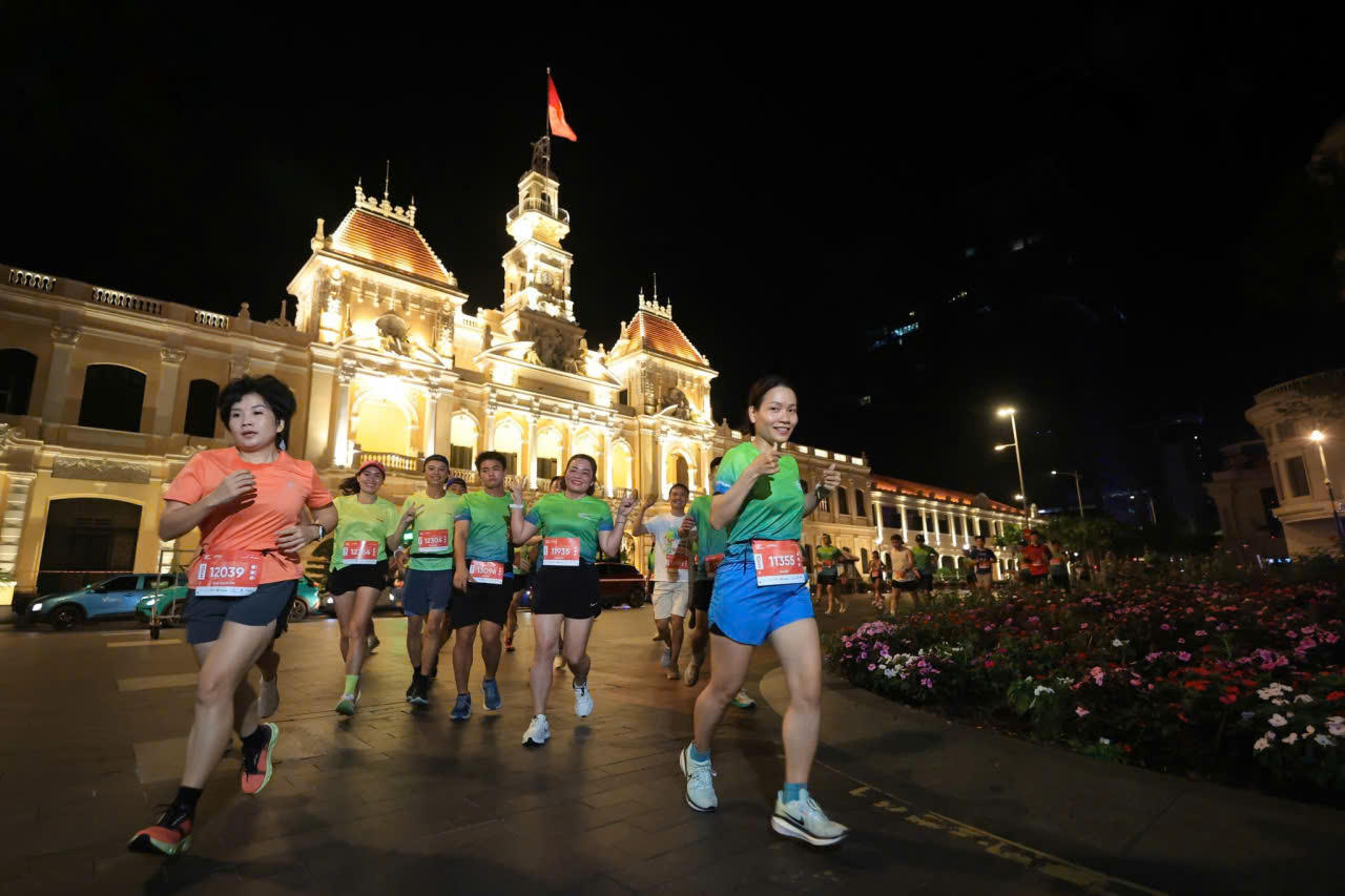 10.500 runner cảm nhận “nhịp điệu Thành phố” qua mỗi bước chạy tại VPBank Ho Chi Minh City Music Half Marathon 2026 (Ảnh: VPBank)