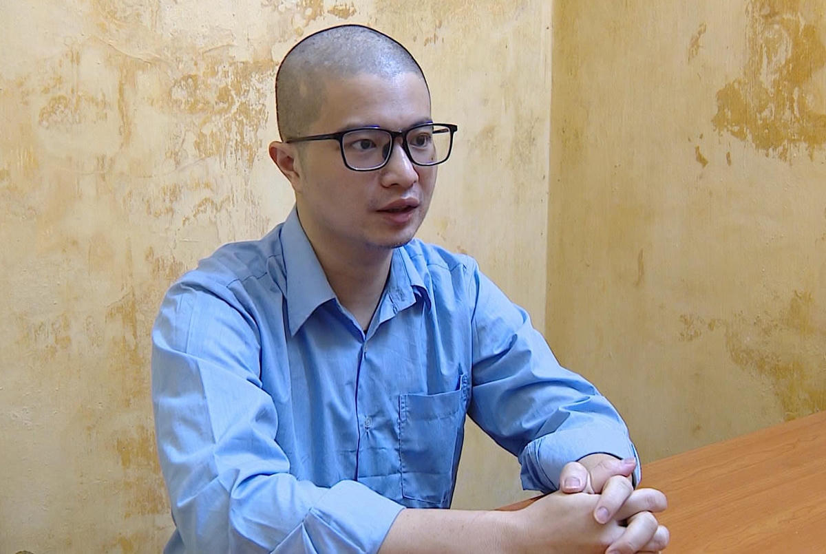 Bị can Phó Đức Nam. 