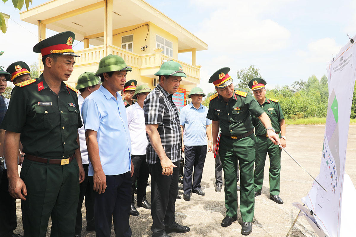 Bí thư Tỉnh ủy Bắc Ninh khảo sát khu đất gần 37 ha xây trụ sở Trung đoàn 833