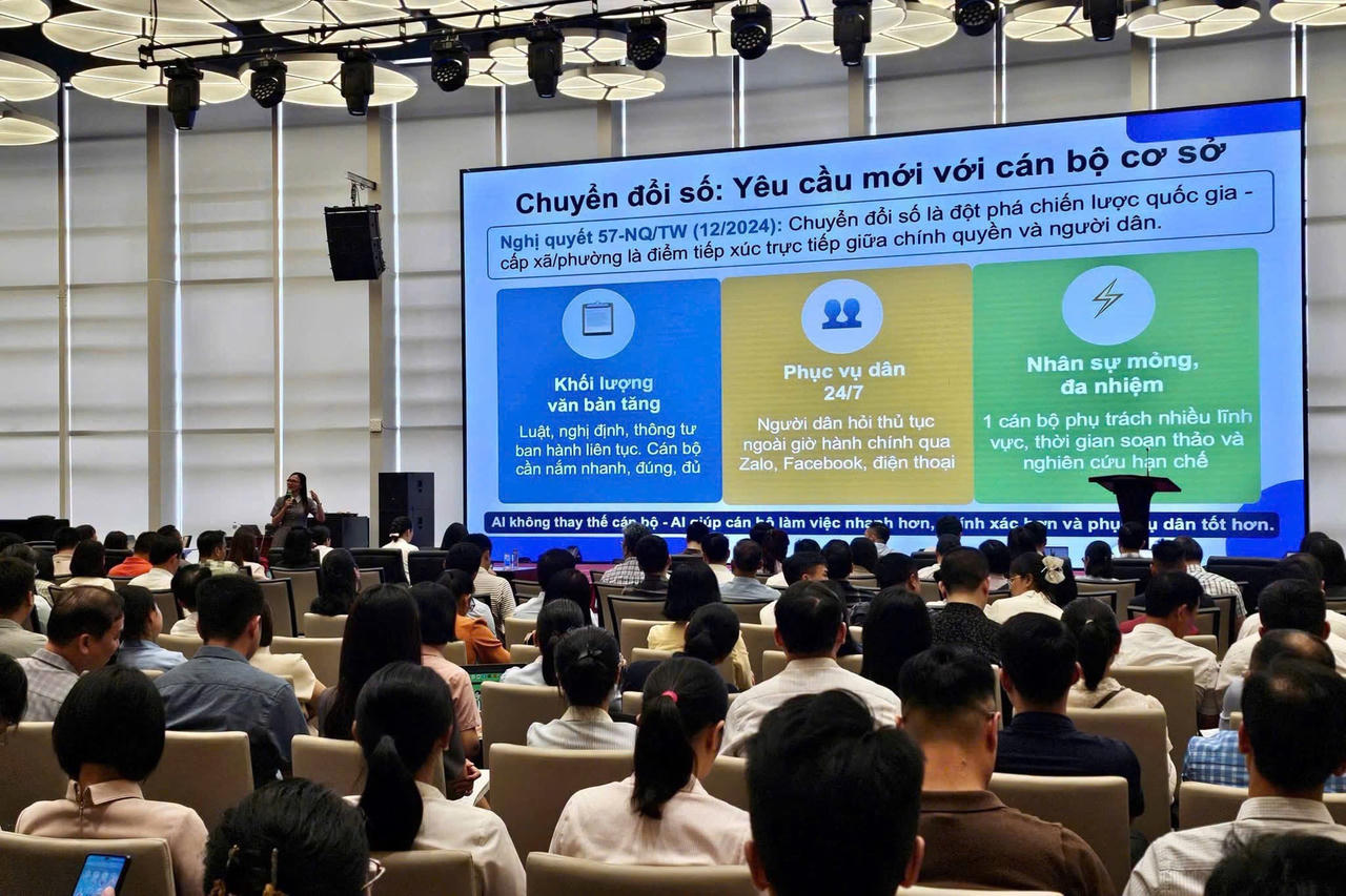 Gần 500 cán bộ Hải Phòng được tập huấn ứng dụng AI trong cải cách hành chính