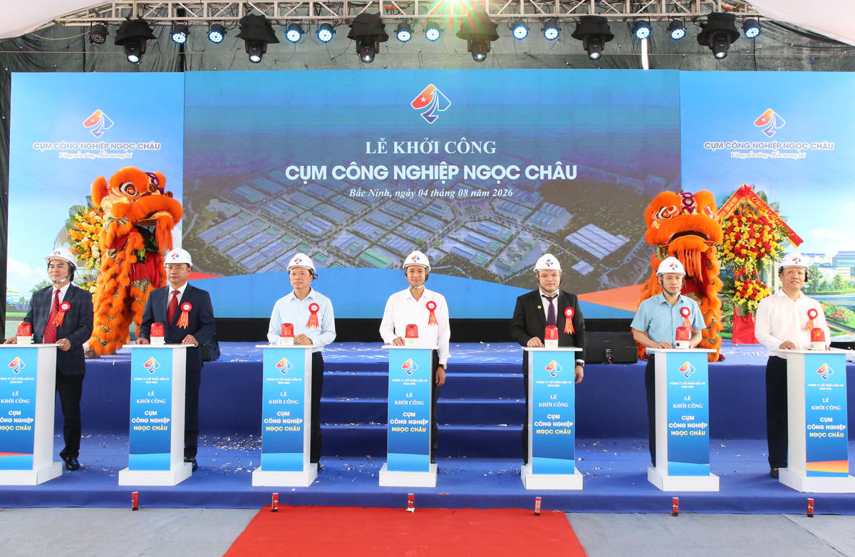 Khởi công Cụm công nghiệp Ngọc Châu (Bắc Ninh)