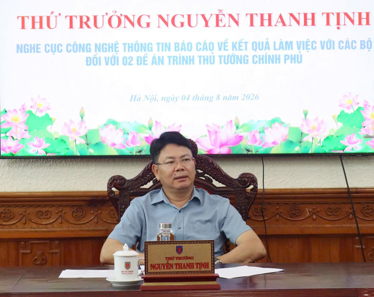 Thứ trưởng Nguyễn Thanh Tịnh.