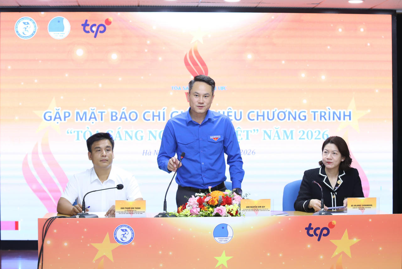 Ông Nguyễn Kim Quy, Bí thư Trung ương Đoàn, Phó Chủ tịch Thường trực Trung ương Hội Liên hiệp Thanh niên Việt Nam. (Ảnh: Đăng Hải)