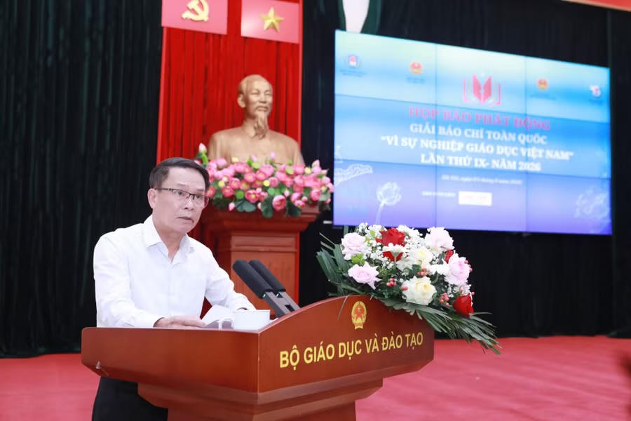 Phát động Giải Báo chí toàn quốc “Vì sự nghiệp Giáo dục Việt Nam” lần thứ IX năm 2026