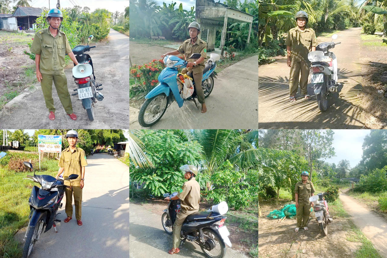 Mô hình "Tiếng loa an ninh" của Công an xã Khánh Bình góp phần nâng cao ý thức chấp hành pháp luật và lan tỏa tinh thần chung tay bảo vệ nguồn lợi thủy sản trong cộng đồng (Ảnh: Hữu Đệ).