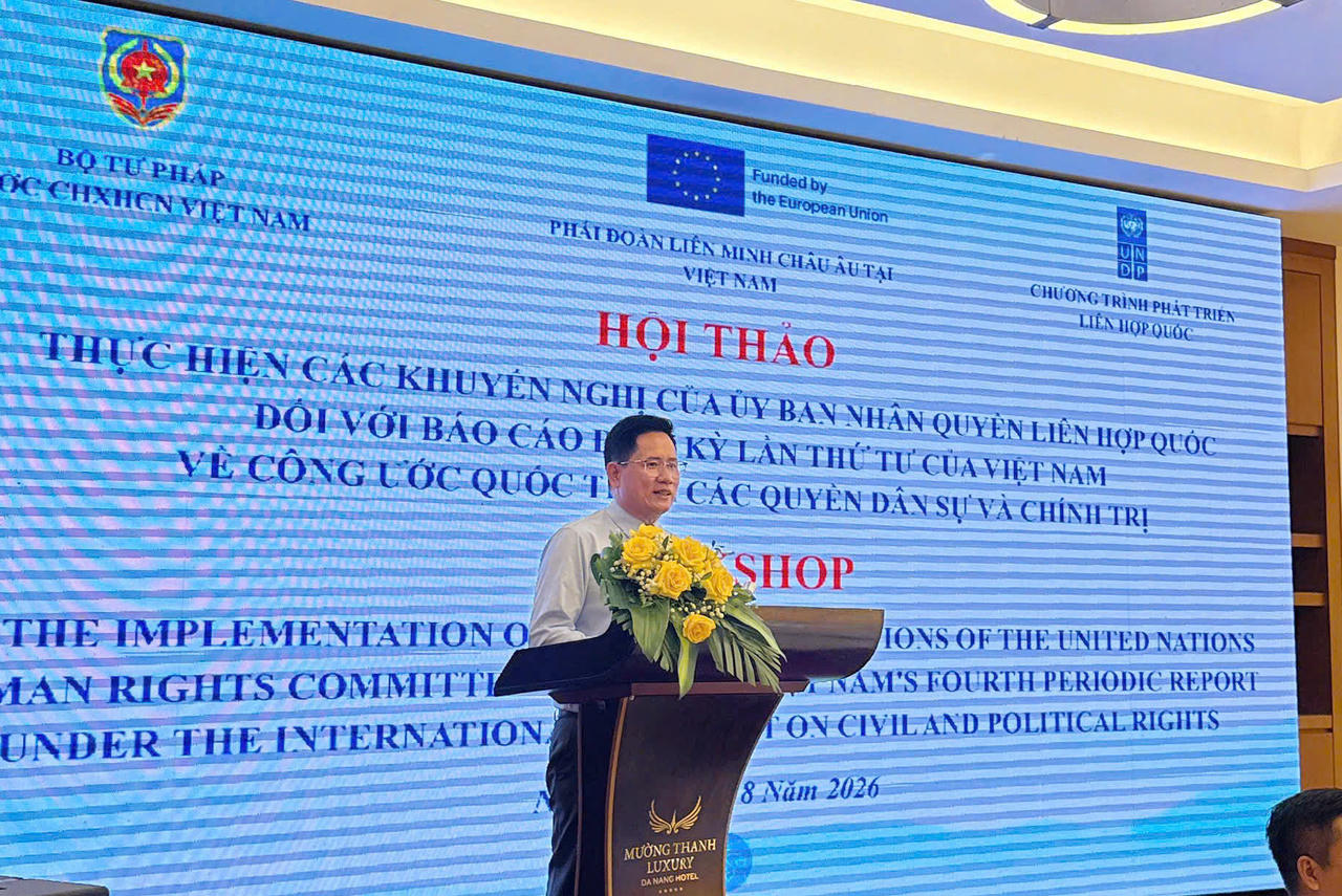 Ông Nguyễn Hữu Huyên, Vụ trưởng Vụ Hợp tác quốc tế, Bộ Tư pháp