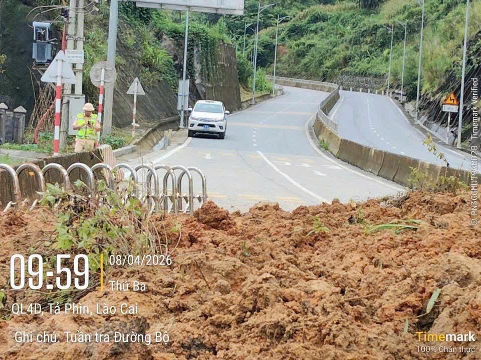 Tạm thời các phương tiện không qua khu vực trạm thu phí BOT nhằm bảo đảm an toàn.