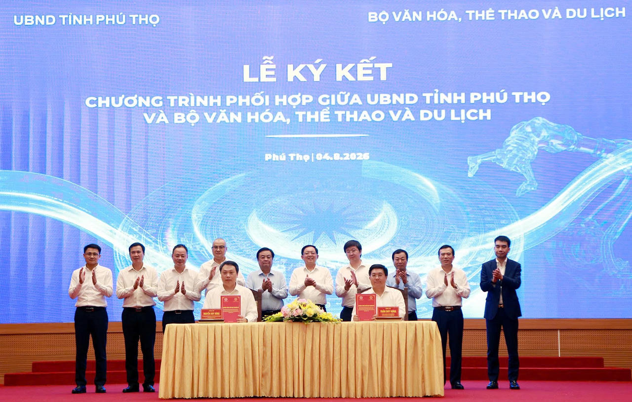 Cũng tại hội nghị, tỉnh Phú Thọ đã ký kết nhiều chương trình hợp tác chiến lược về khoa học, công nghệ, đổi mới sáng tạo và chuyển đổi số.Ảnh: BTC