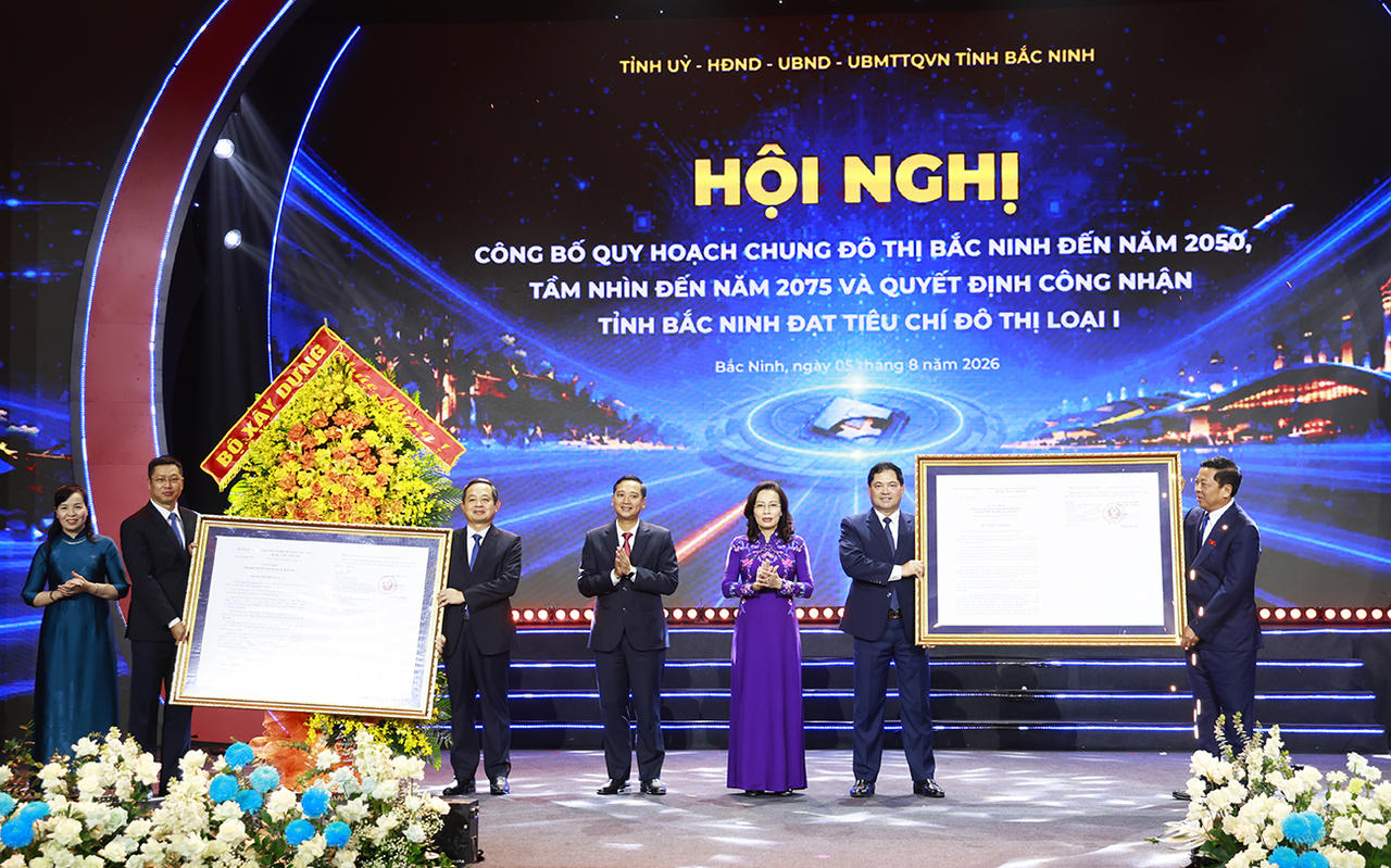 Bắc Ninh công bố Quy hoạch chung đô thị, chính thức đạt tiêu chí đô thị loại I